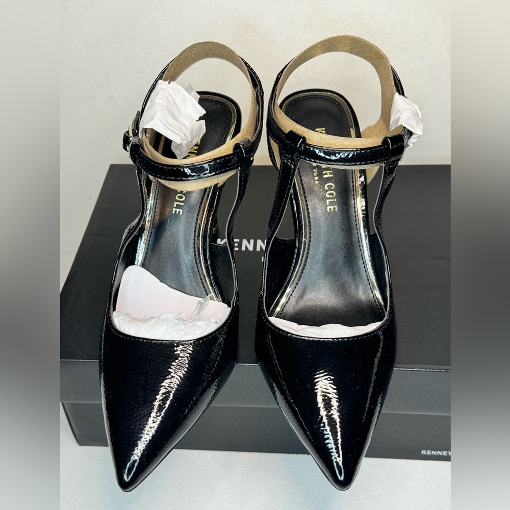 Kenneth Cole New York Romi Ankle Sling back Pumps casual classic fashion summer - Picture 4 of 8